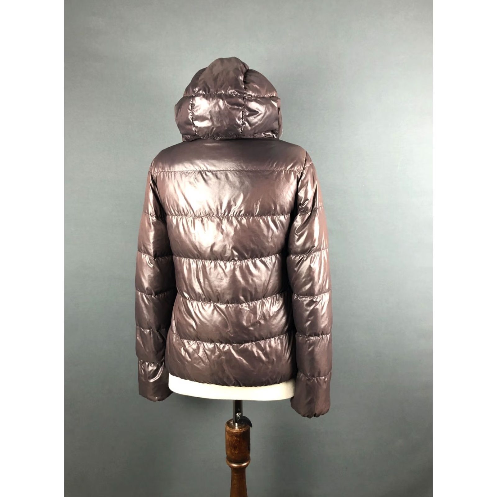 Duvetica Duvetica Jacket Padded Hooded Full Zip Women Brown Polyamide Size L Size L / US 10 / IT 46 - 3 Thumbnail