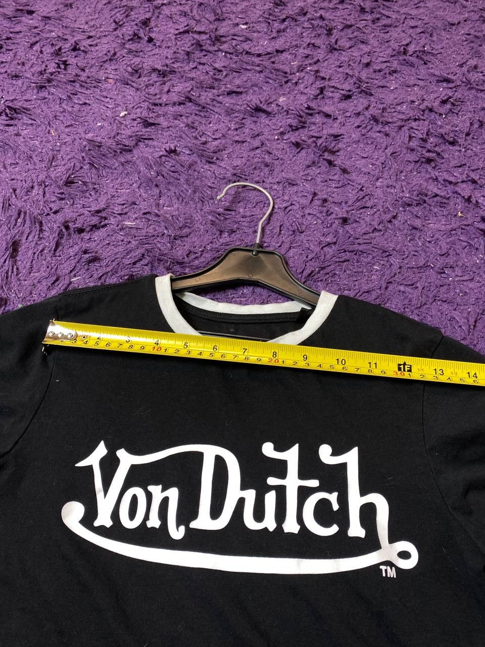 Von Dutch Vintage Y2k Faded Von Dutch Big Logo Tank Top 00s Tee Size XL / US 12-14 / IT 48-50 - 8 Thumbnail