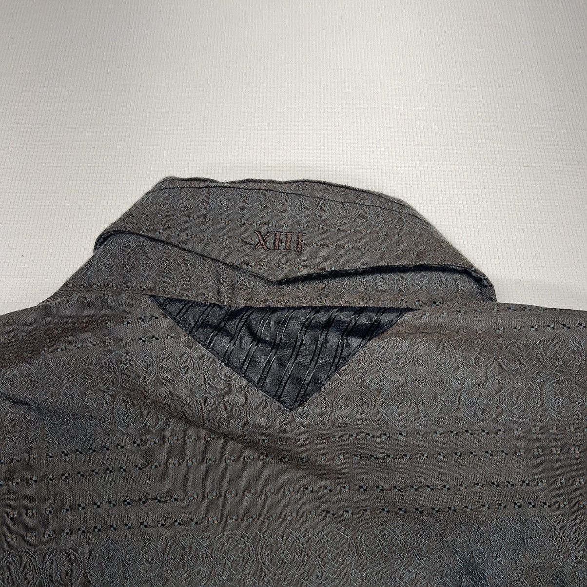 English Laundry English Laundry Christopher Wicks Shirt Brown Embroidered Size US XXL / EU 58 / 5 - 14 Thumbnail
