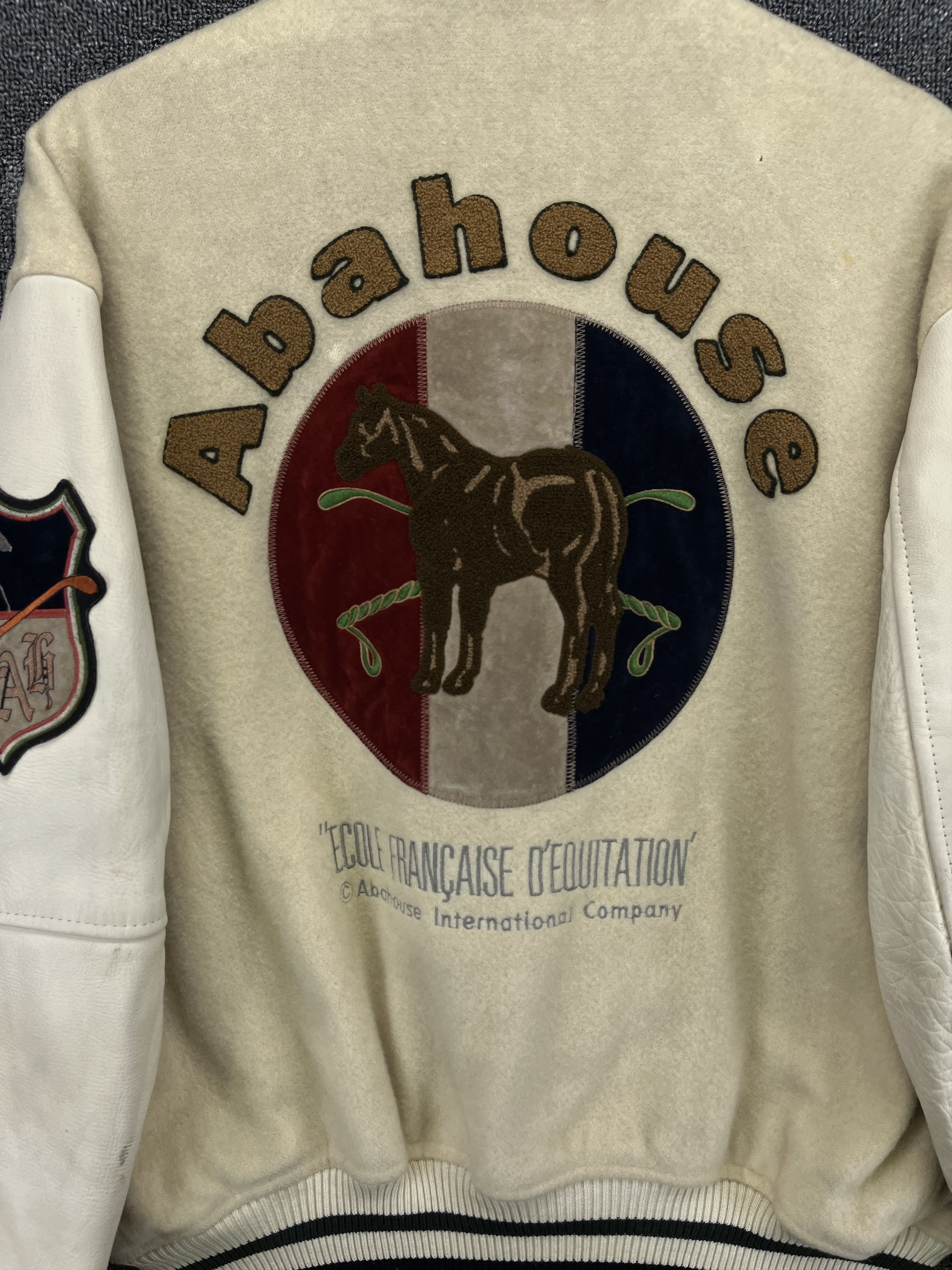 Japanese Brand Vintage Abahouse Rare Design Wool Varsity Jacket Size US M / EU 48-50 / 2 - 5 Thumbnail