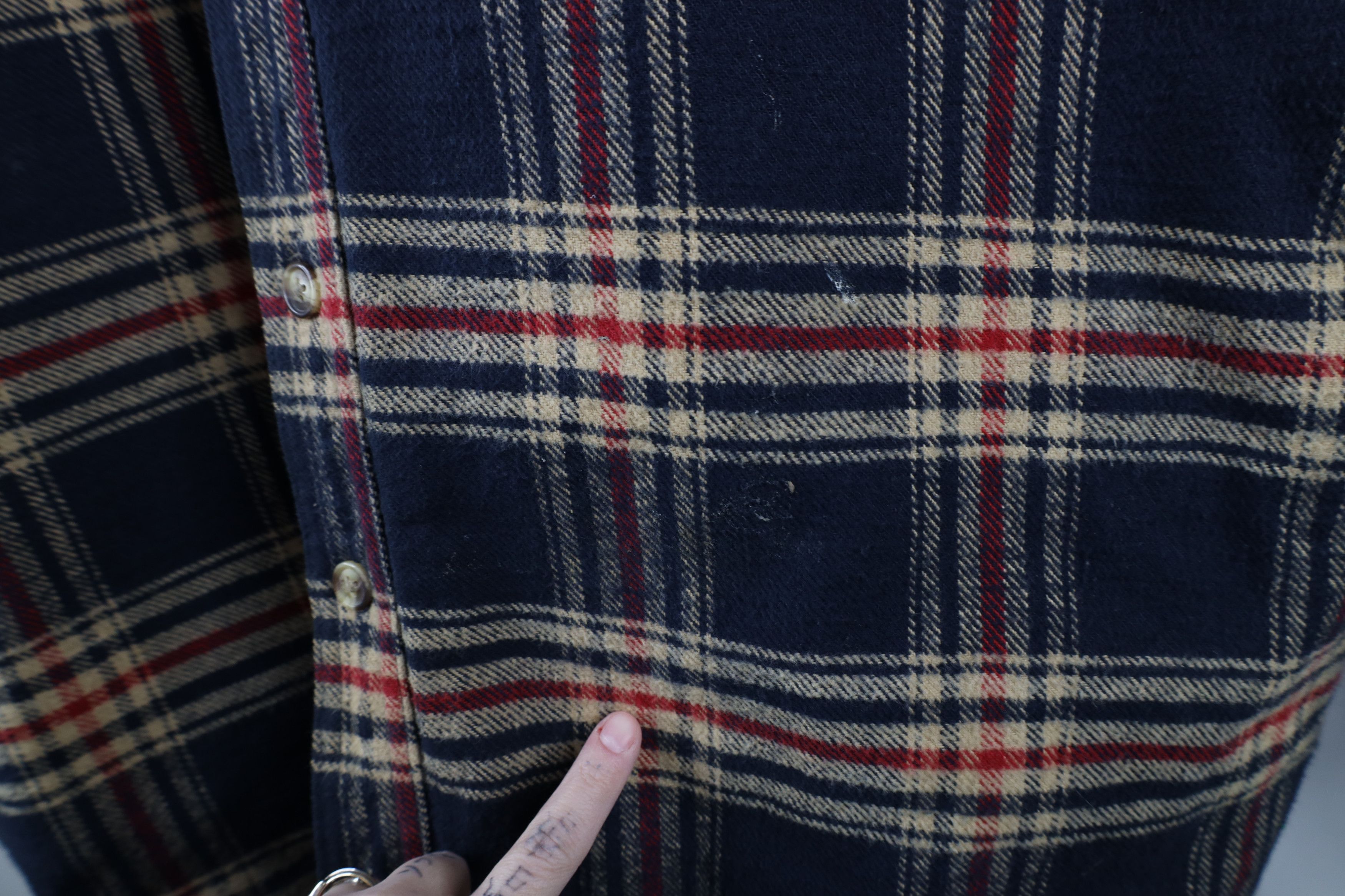 Cabelas × Vintage Vintage 90s Cabelas Flannel Button Shirt Jacket Jac Shirt Size US XXL / EU 58 / 5 - 4 Thumbnail