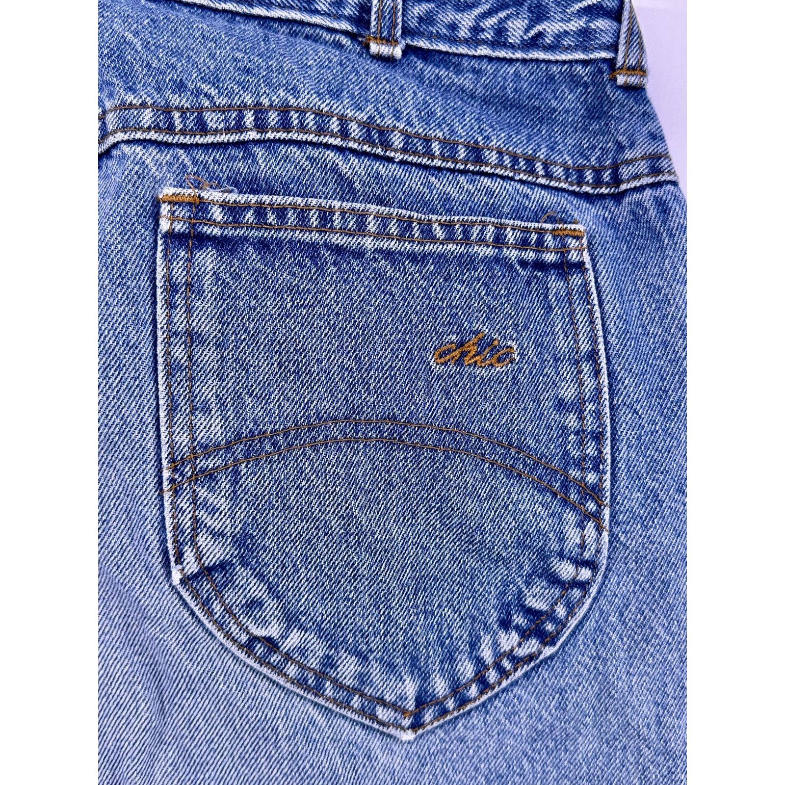 Chic & Mode Vintage 80’s Womens Size 34 Chic Jeans High Waist Made USA Size 34" / US 12 / IT 48 - 11 Thumbnail