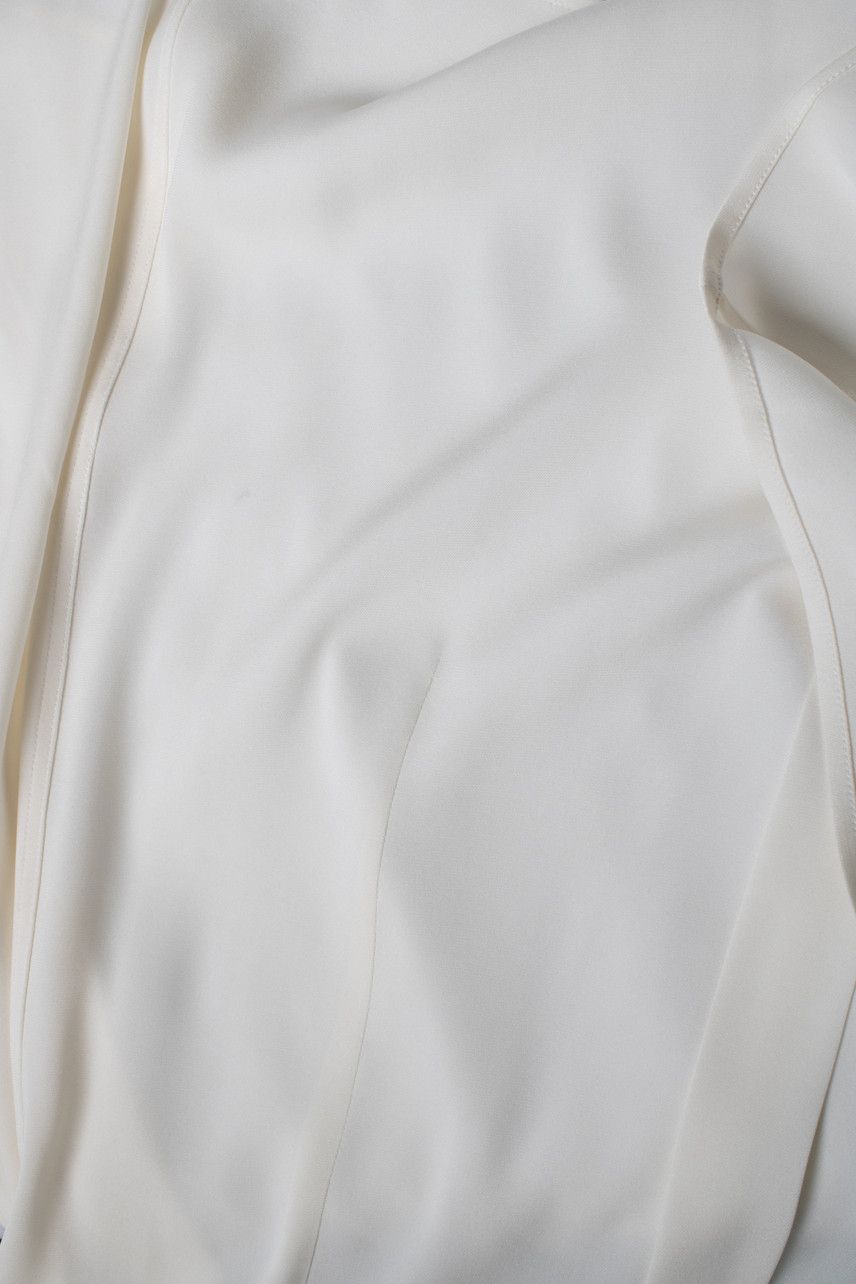 Dolce & Gabbana Dolce & Gabbana, white shirt with black bow Size S / US 4 / IT 40 - 5 Thumbnail