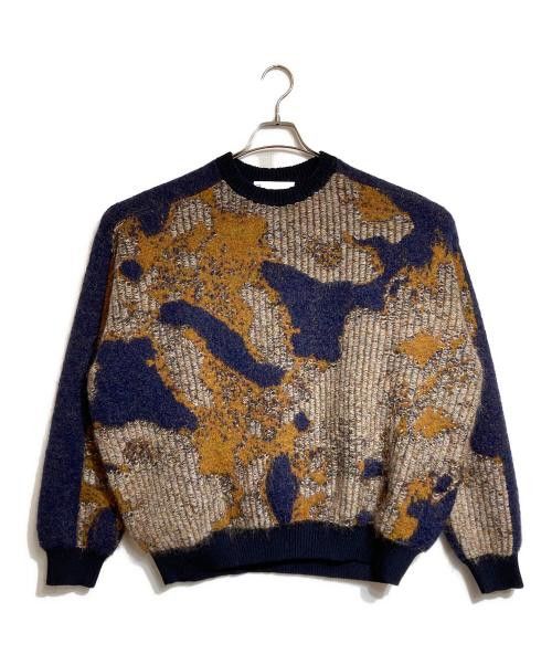 Yohji Yamamoto Yohji Yamamoto Y-3 CAMO KNIT CREW SWEATER Size US L / EU 52-54 / 3 - 1 Thumbnail