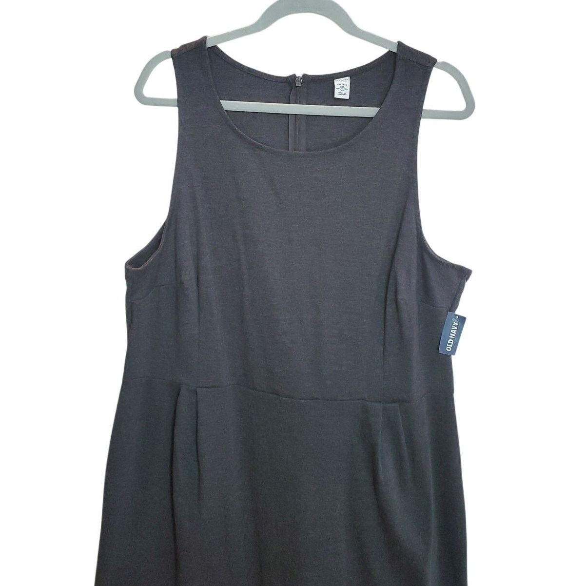 Old Navy Old Navy Dark Gray Sleeveless Zip Back Dress NWT XXL Petite Size XXL / US 16-18 / IT 52-54 - 6 Thumbnail