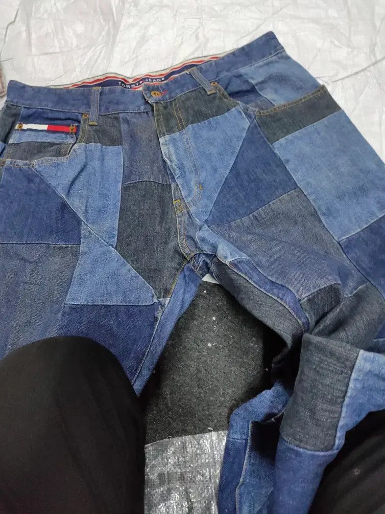 Tommy Hilfiger × Vintage Tommy Hilfiger patches denim jeans Size US 34 / EU 50 - 4 Thumbnail