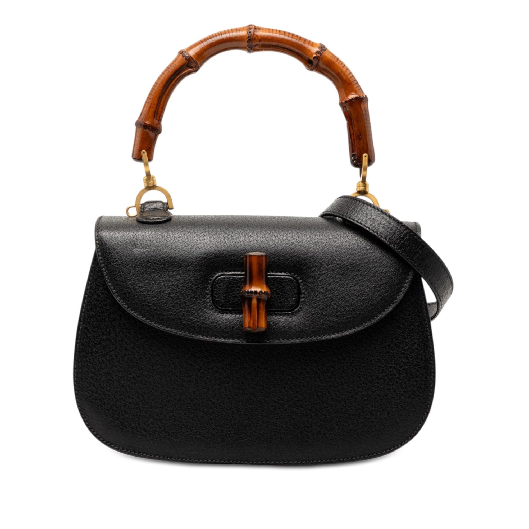 Gucci Small Grained Calfskin Bamboo Night Size ONE SIZE - 1 Thumbnail