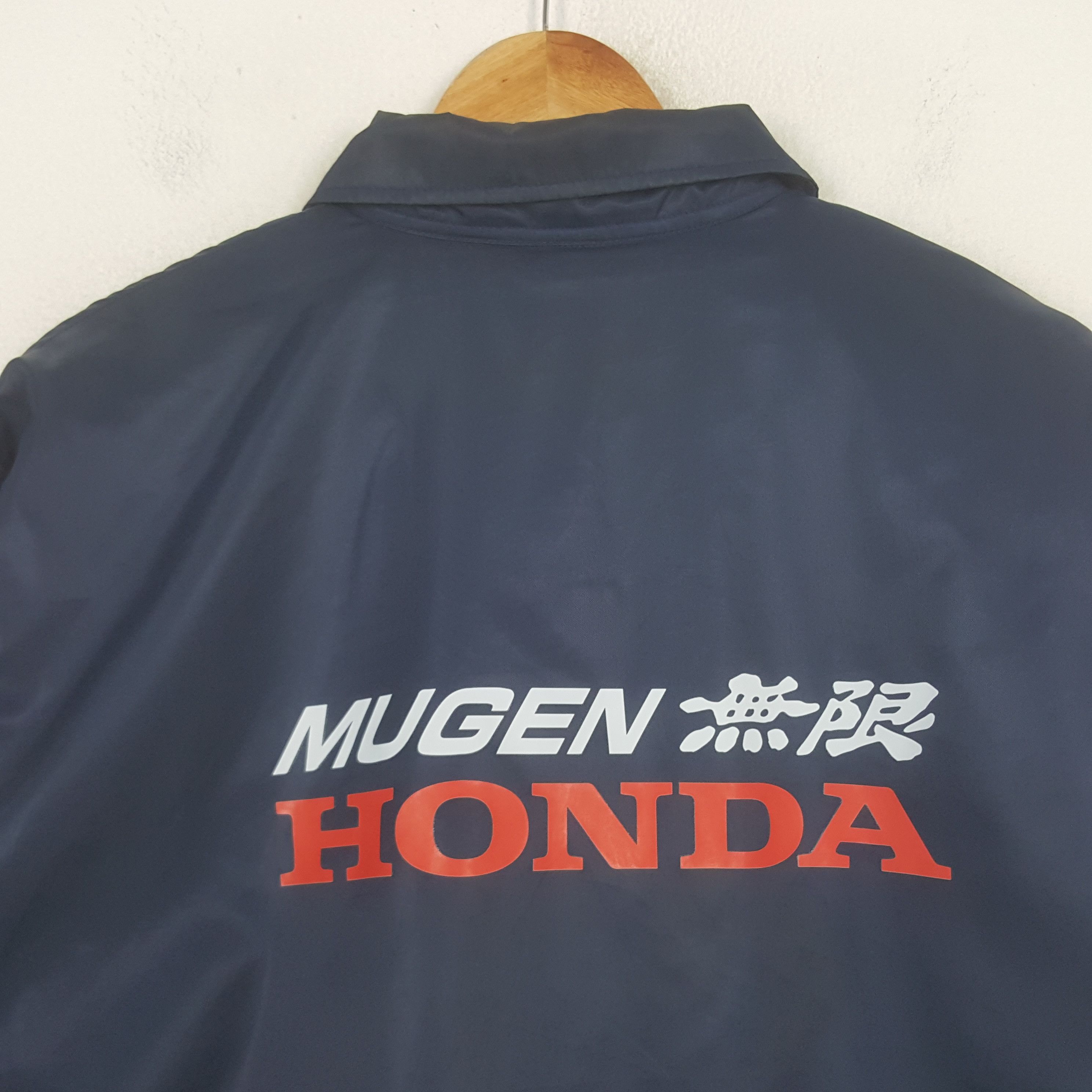 Honda Vintage Mugen Honda Bridgestone Racing Custom Jacket C300N24 Size US L / EU 52-54 / 3 - 2 Thumbnail