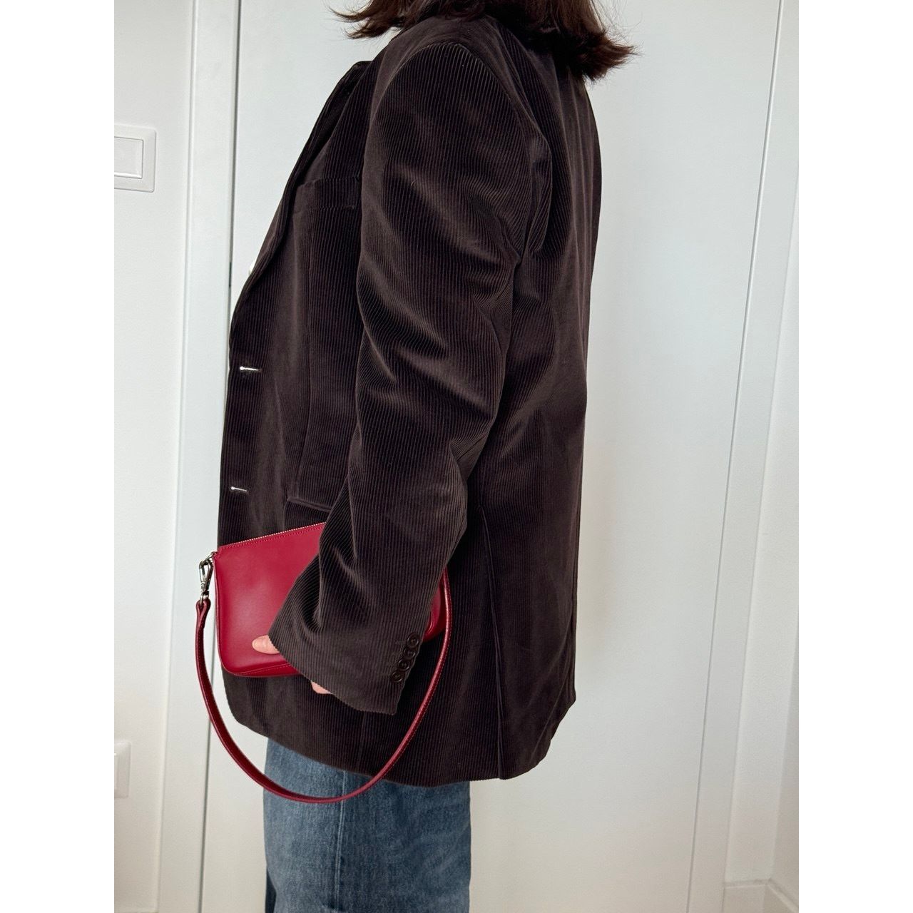 Vintage Velvet blazer chocolate brown Size M / US 6-8 / IT 42-44 - 8 Thumbnail