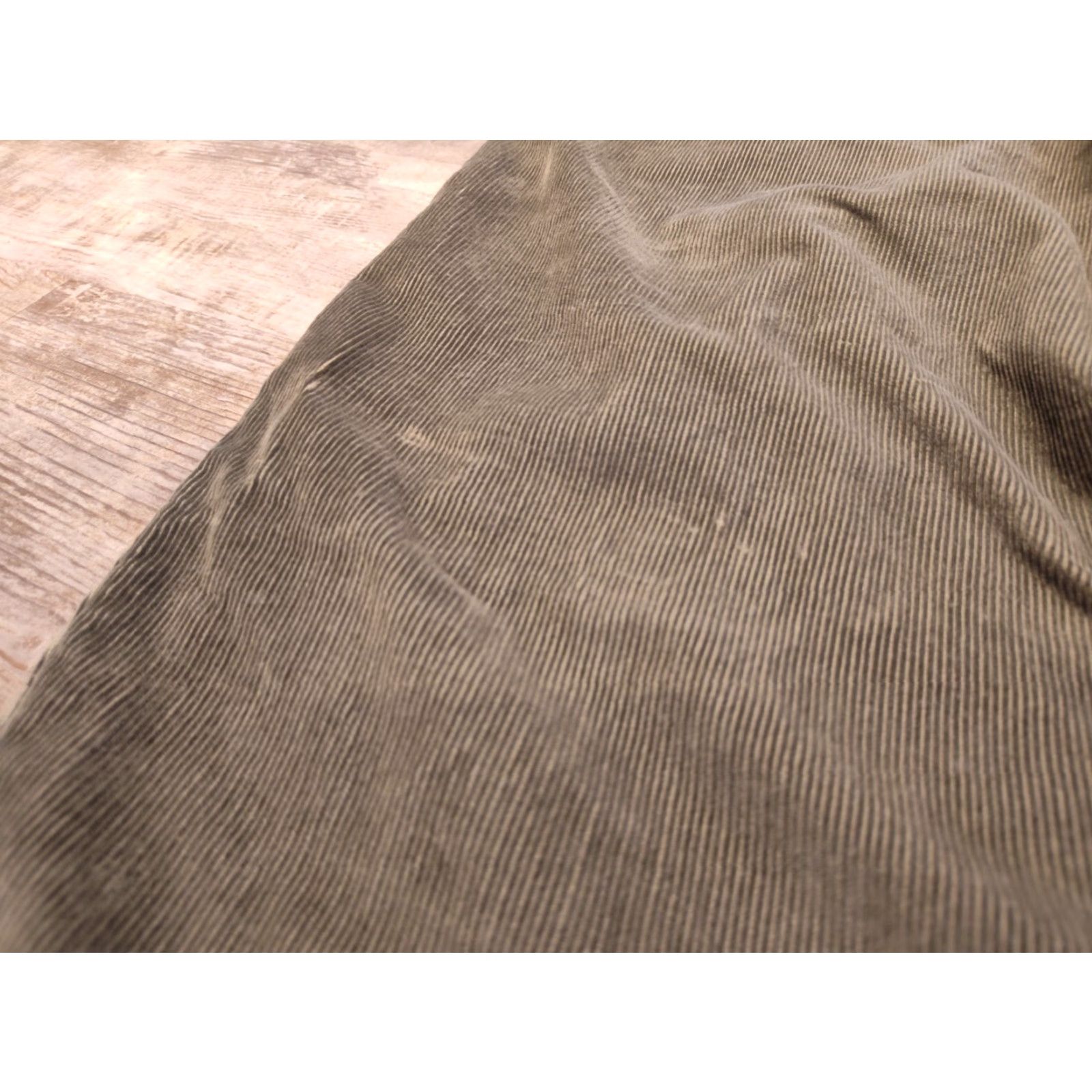 Vintage LL Bean Men’s Green Corduroy Pants Regular 38x30 Khakis Straight Front 0A Comfort Waist Button Zip Size US 38 / EU 54 - 6 Thumbnail