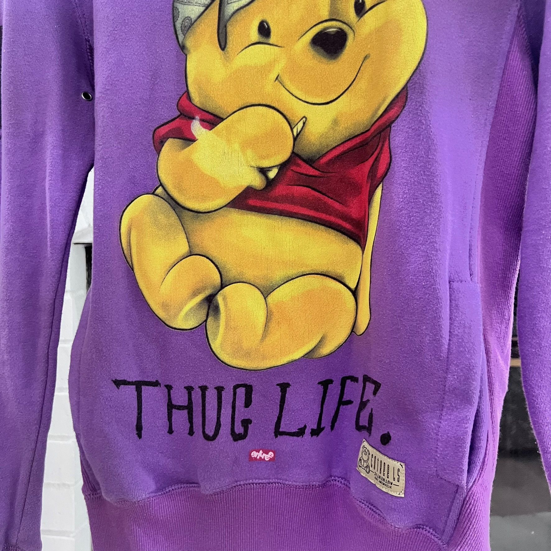 Other Entreels Baby Winnie The Pooh Thug Life Crewneck Pullover Size S / US 4 / IT 40 - 3 Thumbnail