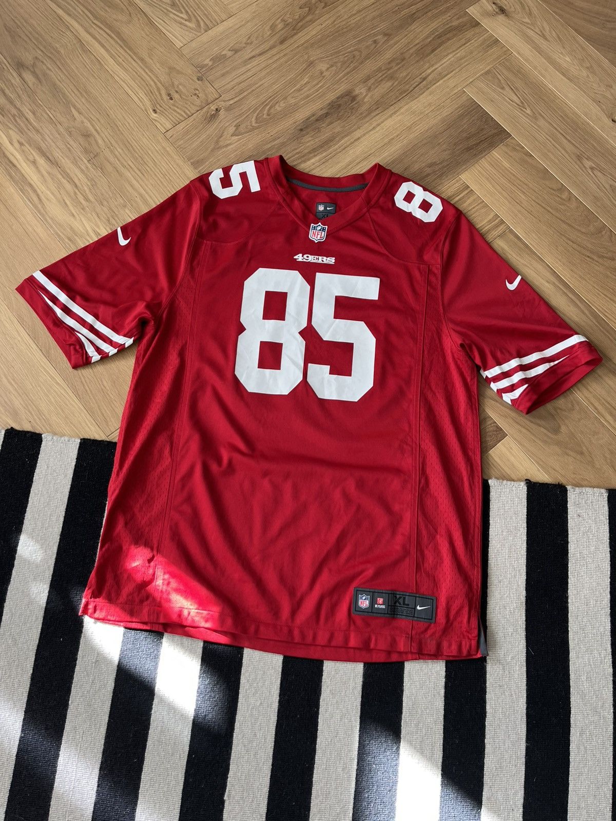 Nike San Francisco 49ers Vernon Davis NFL OnField Jersey Size XL Size US XL / EU 56 / 4 - 2 Thumbnail