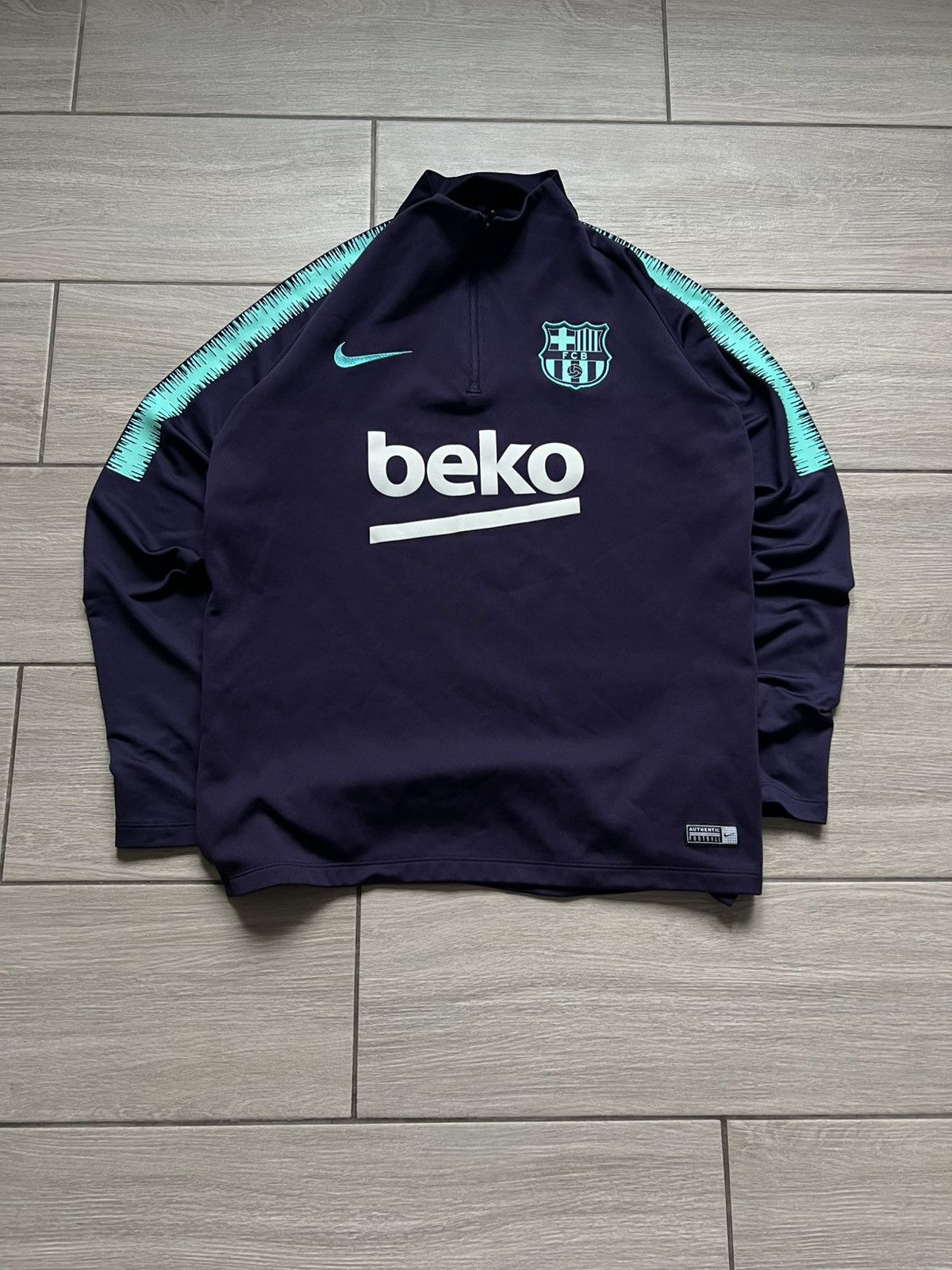 Nike Nike FC Barcelona 2018/19 Training Suit Jacket Pants Socer Size US M / EU 48-50 / 2 - 8 Thumbnail