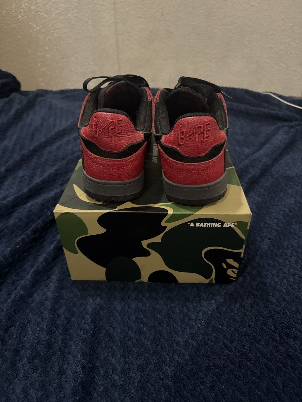 Bape Red And Black Bape Sk8sta Size US 10 / EU 43 - 4 Thumbnail