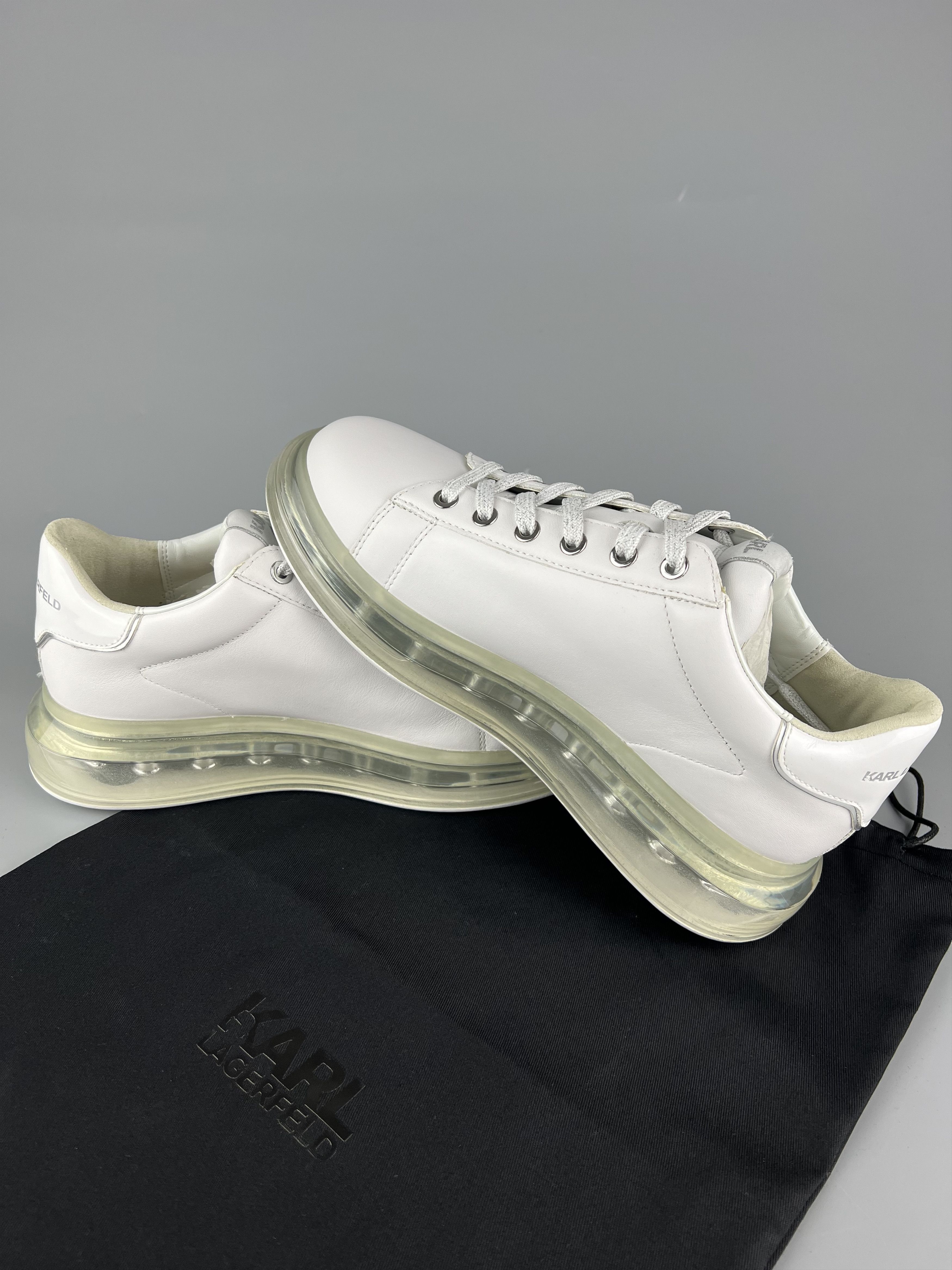 Karl Lagerfeld Karl Lagerfeld Karl Iconic 3D Logo Women's Leather Sneakers Size US 10 / IT 40 - 5 Thumbnail