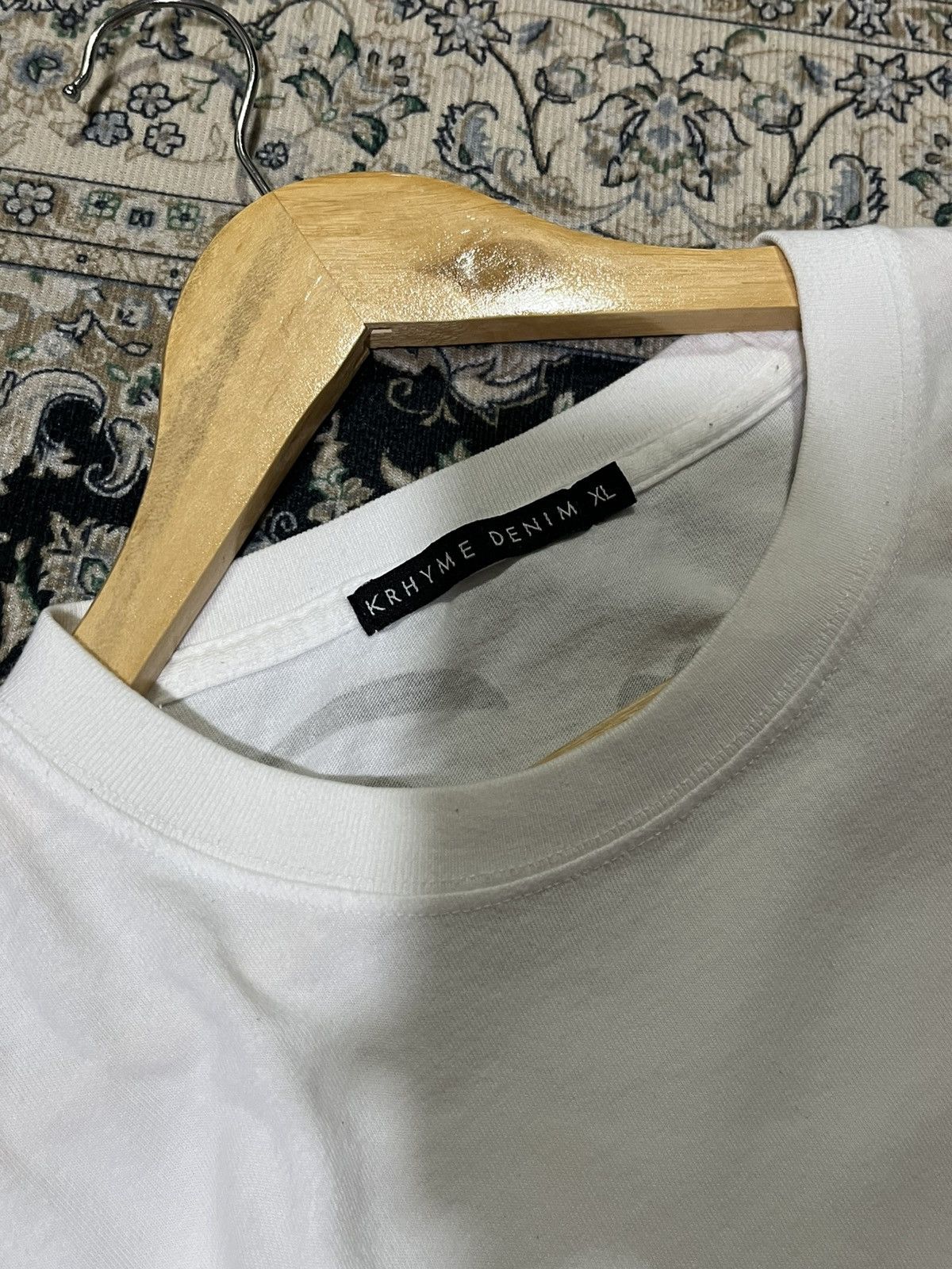 Designer × Japanese Brand × Vintage Krhyme denim Tshirt Size US XL / EU 56 / 4 - 3 Thumbnail