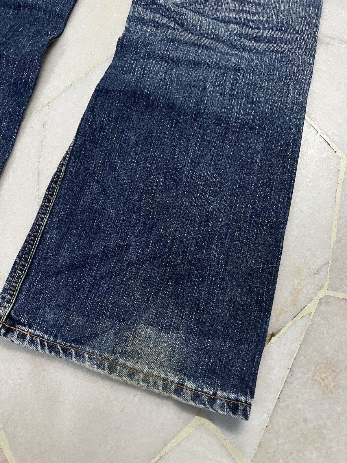 Edwin 💥Flare💥Edwin 503 Blue Trip Mud Wash Jean Size US 33 - 14 Thumbnail