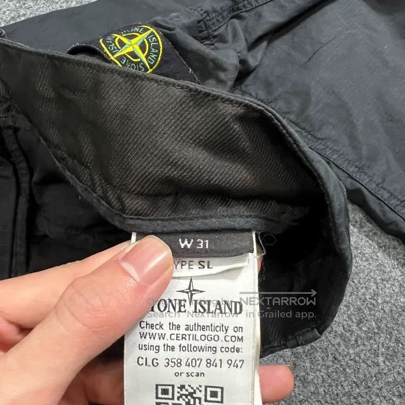 Stone Island Stone Island Washed Cargo Pants Trousers Size US 31 - 3 Thumbnail