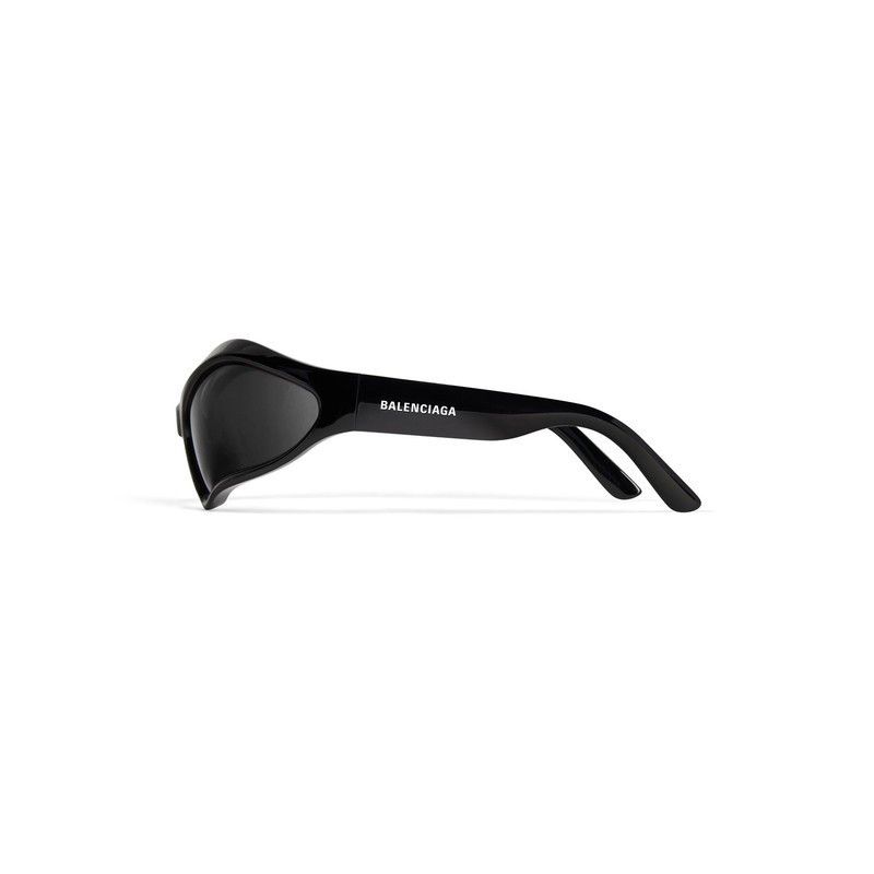Balenciaga o1srvl11e0425 Size: OS / Fennec Oval Sunglasses in Black Size ONE SIZE - 3 Thumbnail