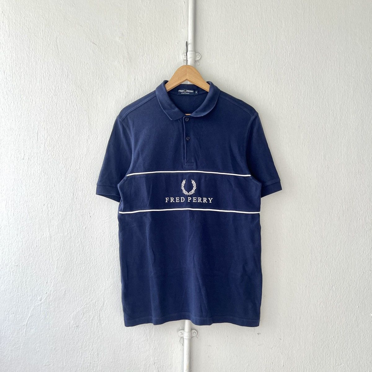 Fred Perry Centre Logo Embroidered Polo Tee