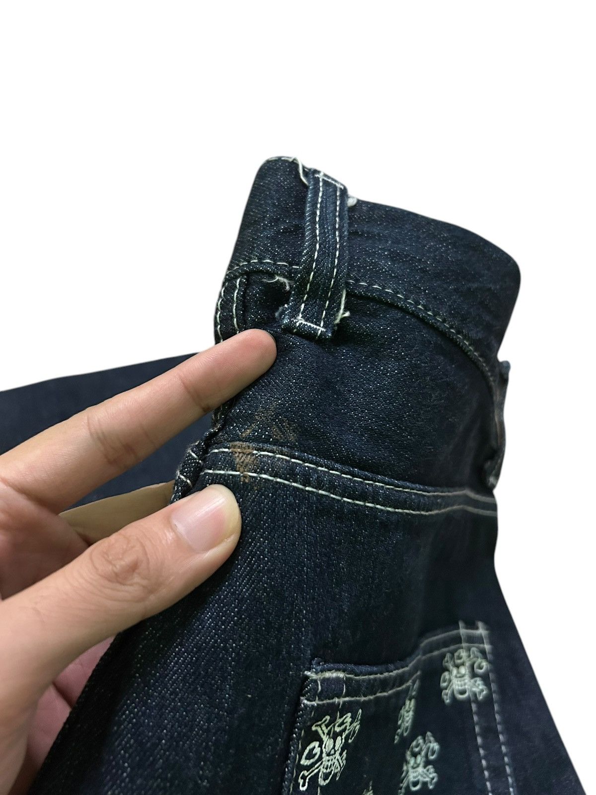 Japanese Brand × Kapital × Vintage Rare One Piece Tonytony Chopper Denim Jeans ☠️ Size US 32 / EU 48 - 7 Thumbnail
