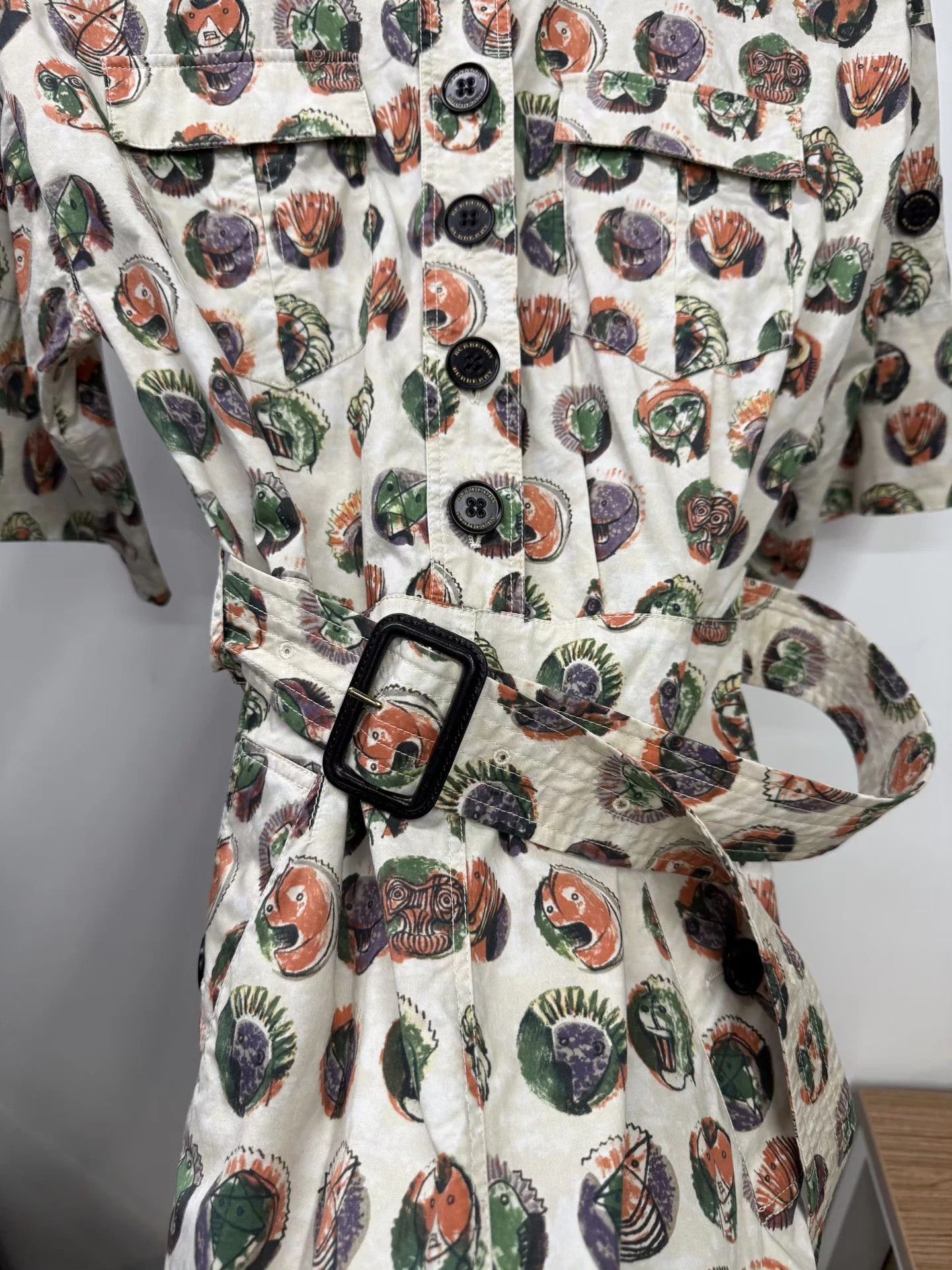 Burberry Burberry all over logo print women's 38 dress worn once Size S / US 4 / IT 40 - 3 Thumbnail
