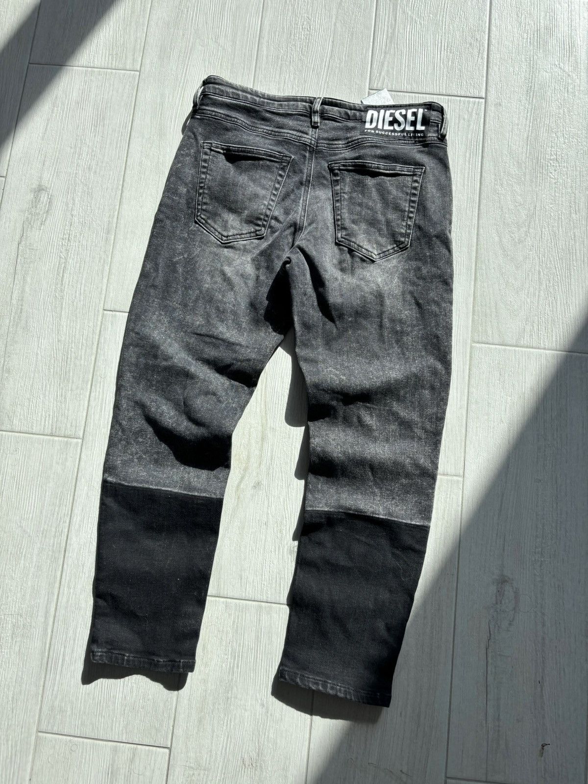 Diesel Diesel Jeans Babhila-Bk-Sp Zipper Avant Garde Style Size 29" - 7 Thumbnail