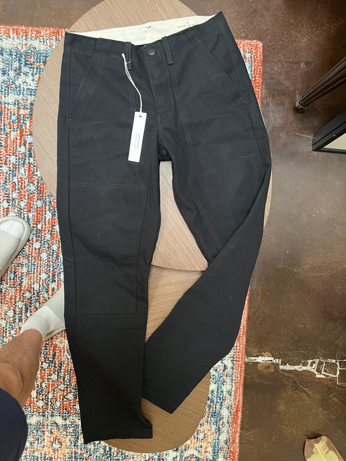 Imogene + Willie Hencye Canvas Pant in Black Size US 31 - 1 Thumbnail