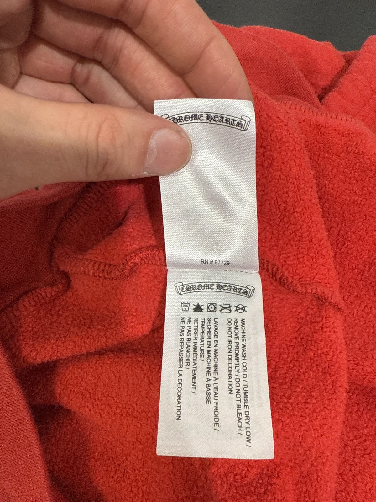 Chrome Hearts Chrome Hearts Online Exclusive Hoodie Red White Size US XL / EU 56 / 4 - 5 Thumbnail