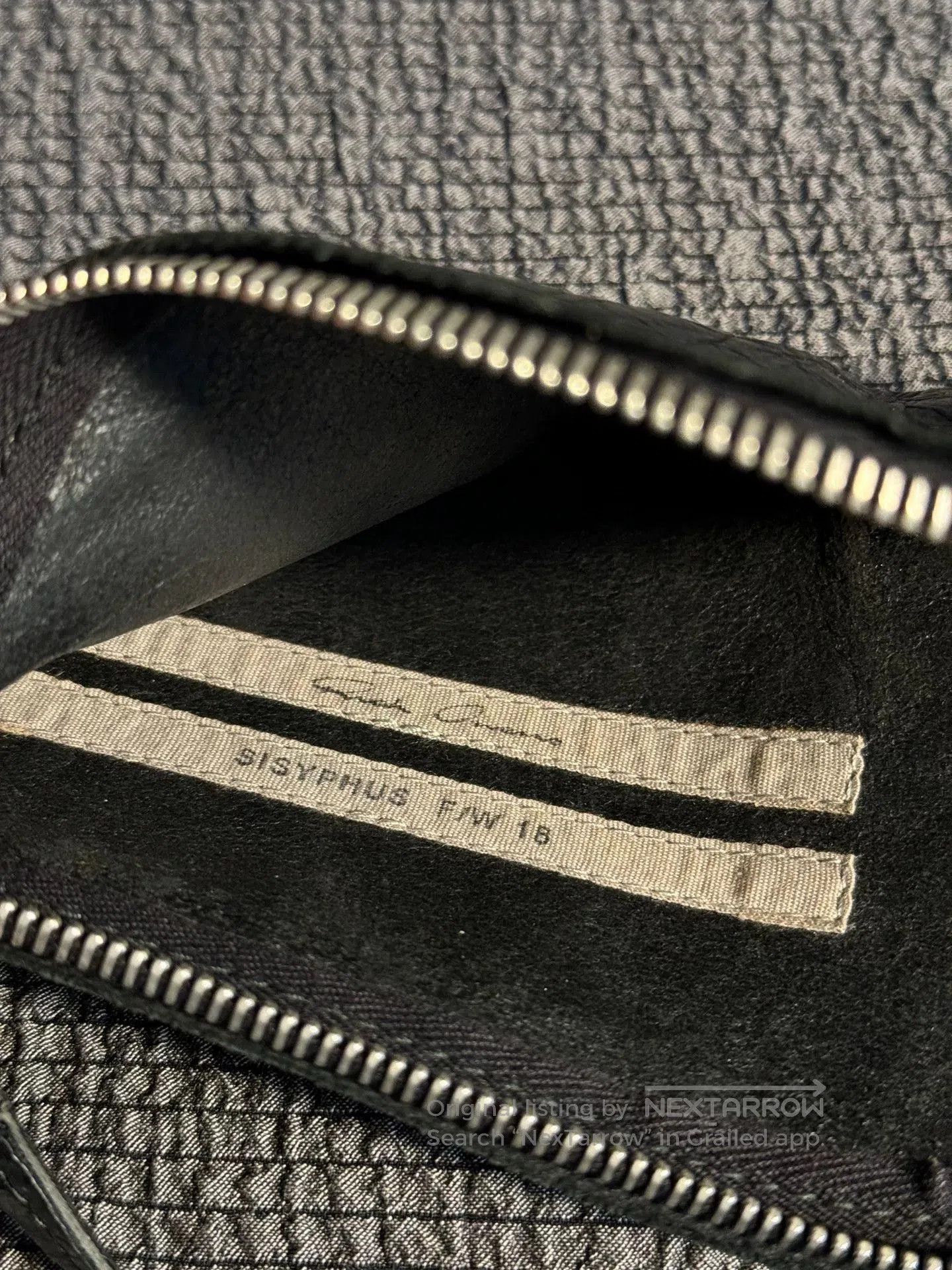 Rick Owens Rick Owens Leather Black Card Holder. Size ONE SIZE - 6 Thumbnail