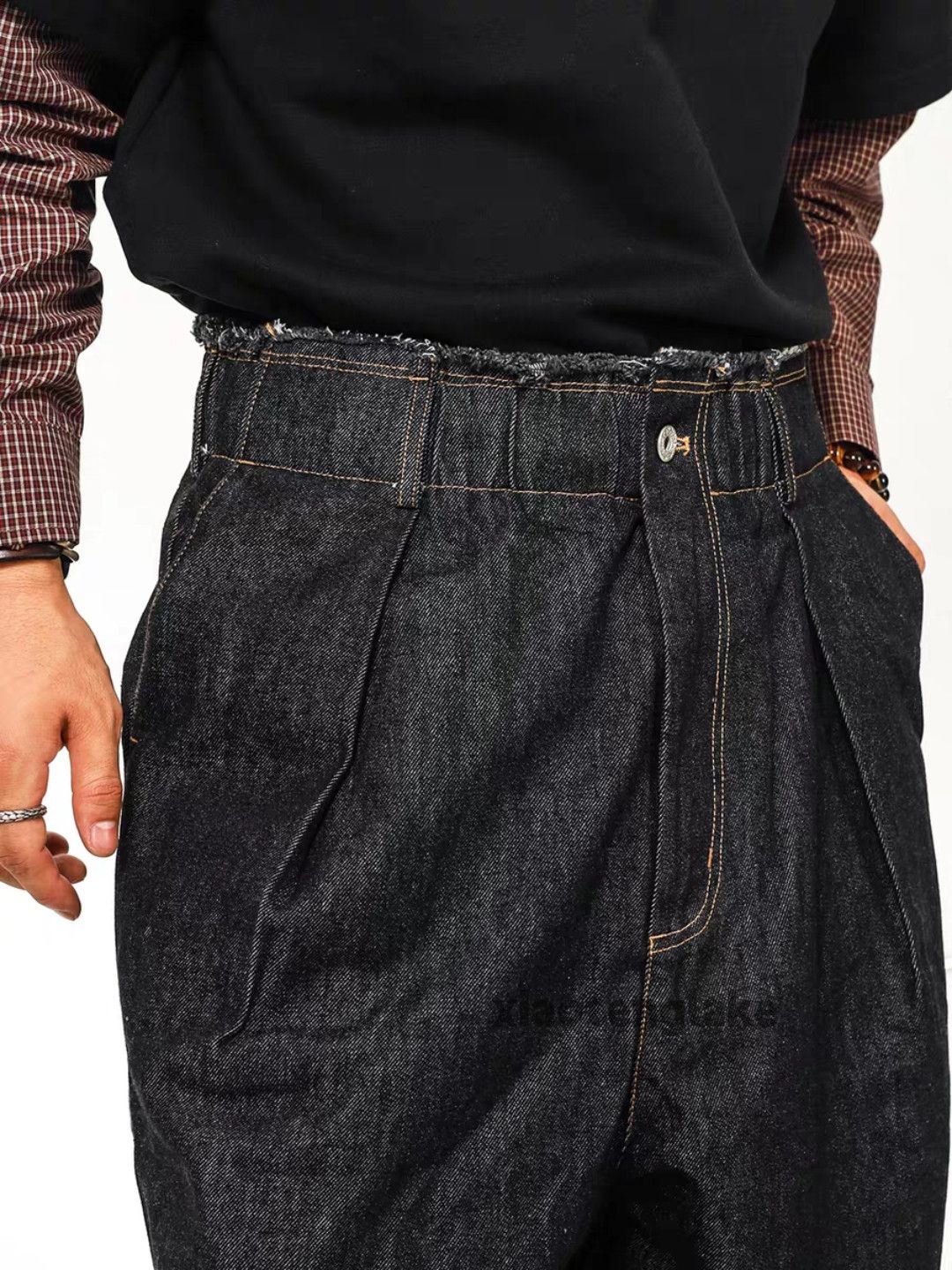 Jean Unisex outdoor utility loose baggy hiphop dance pants Size US 28 / EU 44 - 3 Thumbnail