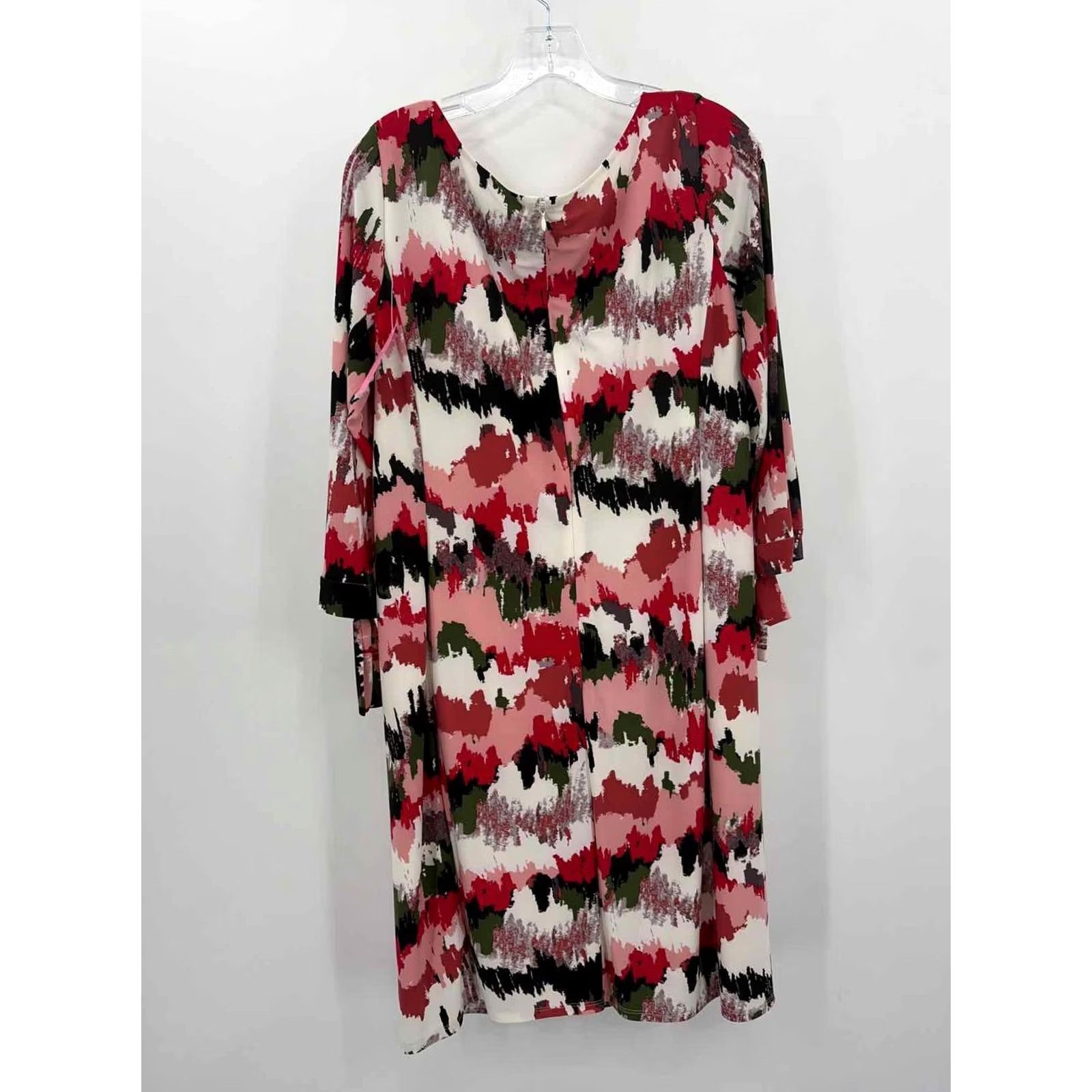 Nine West Nine West Red Size 12 Knee Length Long Sleeve Dress Size XL / US 12-14 / IT 48-50 - 2 Thumbnail