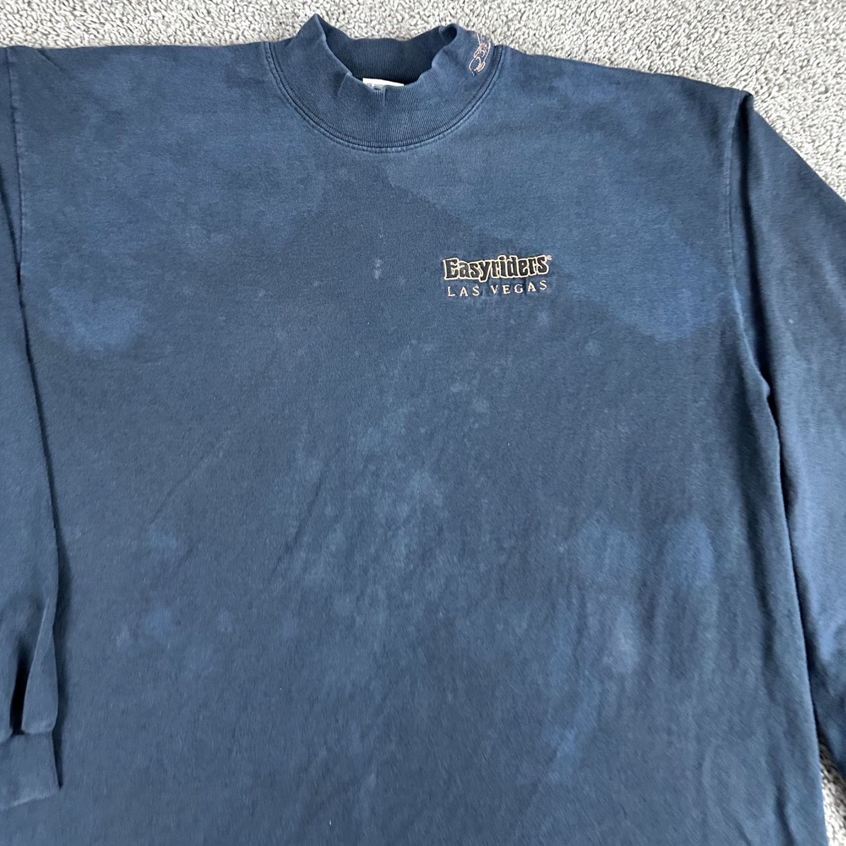 Vintage VINTAGE Easyriders Shirt Mens 2XL Blue Las Vegas Biker Crewneck Pullover 90s Size US XXL / EU 58 / 5 - 3 Thumbnail