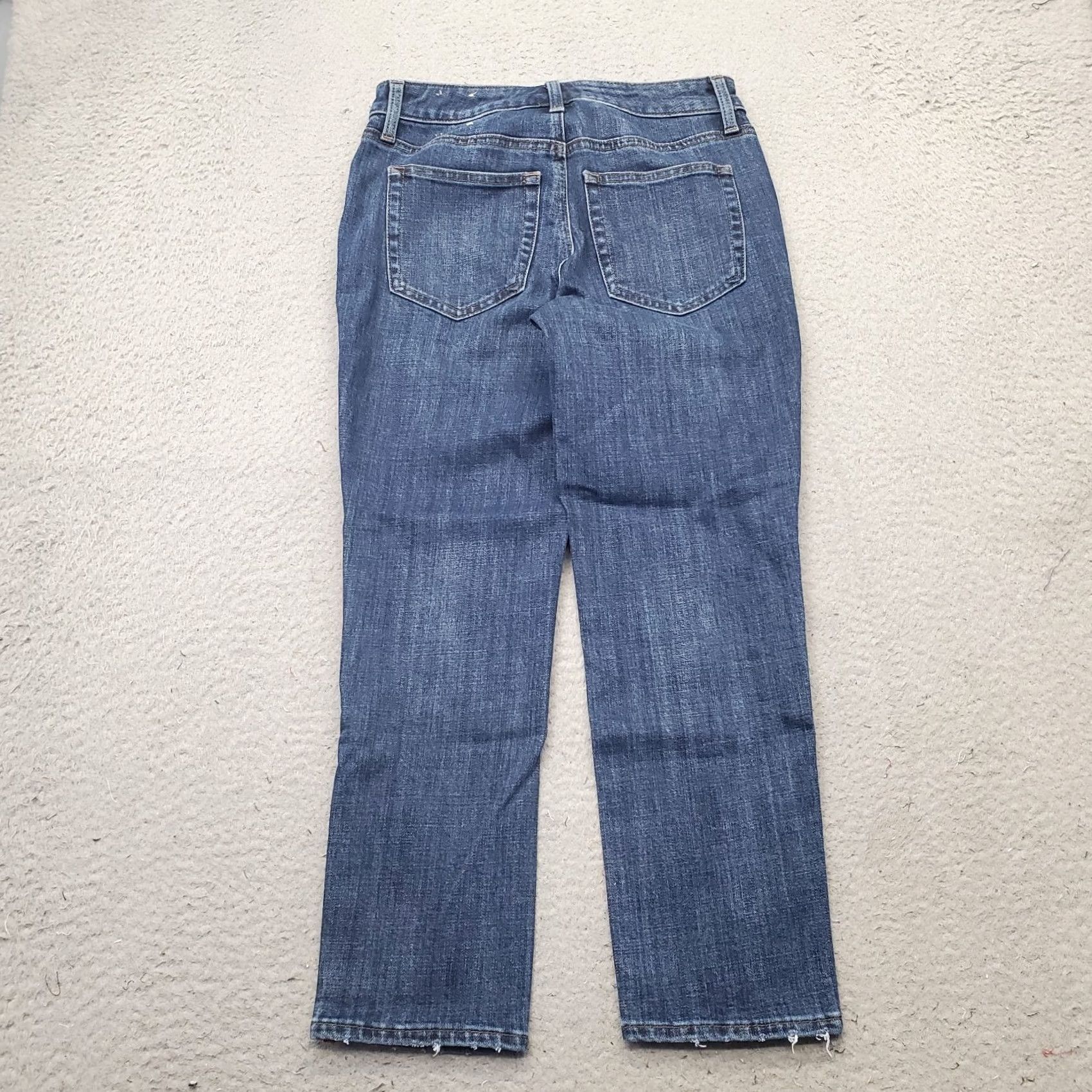 Talbots Talbots Womens Jeans 2P Medium Blue Denim Ankle Jeans 28W 23.5In Inseam 5-Pocket Regular Fit Vintage No Distance Streetwear Grunge Size 26" / US 2 / IT 38 - 2 Thumbnail