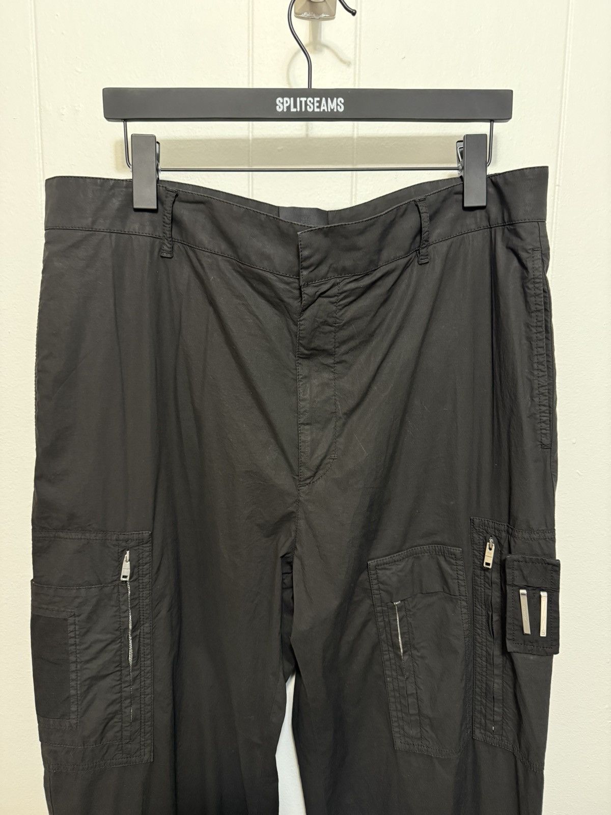 Givenchy Givenchy Black Poplin Cargo Pant Size US 38 / EU 54 - 2 Thumbnail