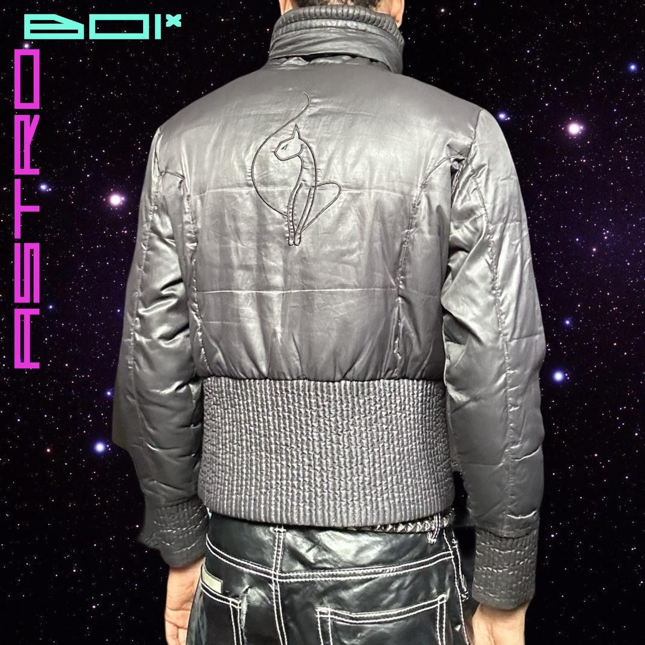 Vintage Vintage Baby Phat Black Coated Puffer Jacket - Large Size L / US 10 / IT 46 - 8 Thumbnail