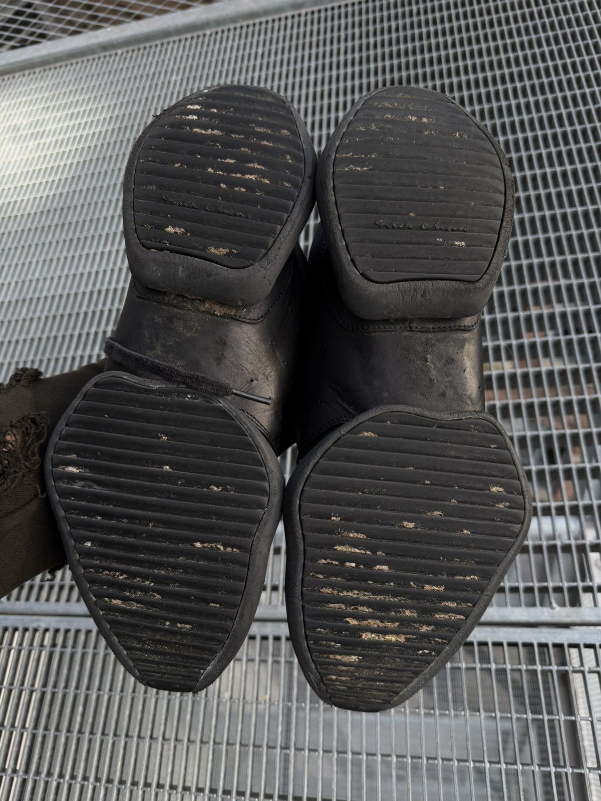 Adidas × Rick Owens Rick Owens x Adidas Runner Leather Sneakers Size US 10 / EU 43 - 4 Thumbnail