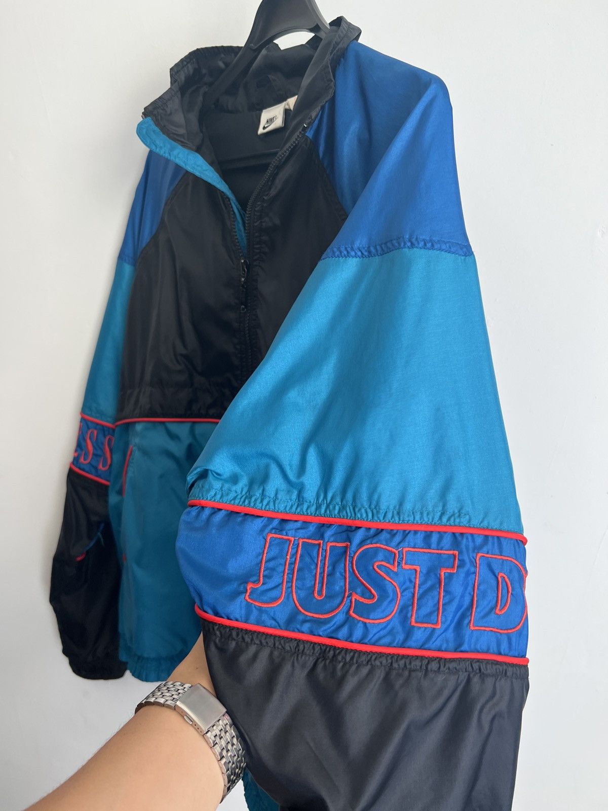 Nike Vintage Nike Track Jacket 90s Big Logo Swoosh Size US M / EU 48-50 / 2 - 3 Thumbnail