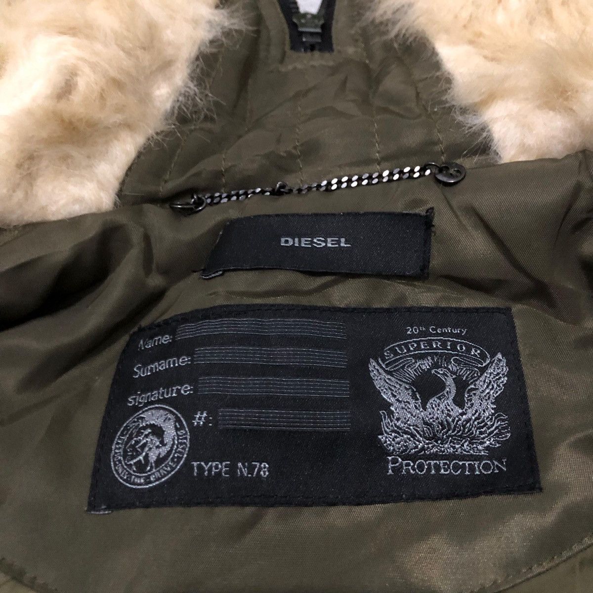 Diesel × Japanese Brand × Vintage DIESEL FUR JACKET STYLE IFSIXWASNINE Size US S / EU 44-46 / 1 - 9 Thumbnail