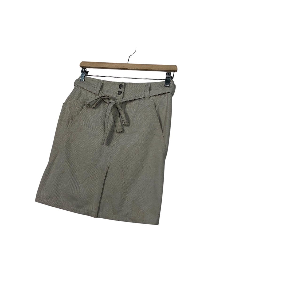 Burberry 📌Vintage Skirt Duck Canvas Burberry London Blue Label Size 36" / US 14 / IT 50 - 3 Thumbnail