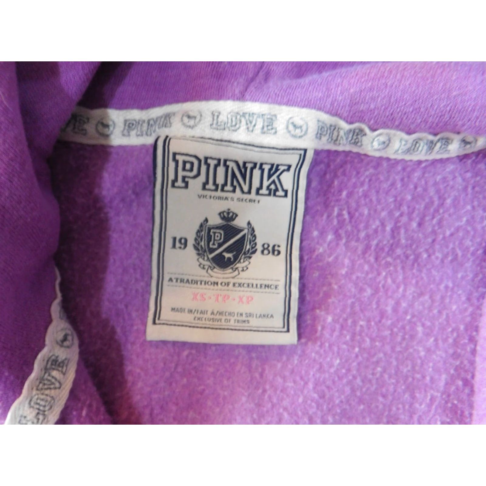Pinko PINK Hoodie Women XS Purple Full Zip Size XS / US 0-2 / IT 36-38 - 6 Thumbnail