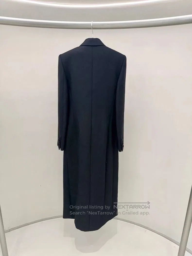 Yves Saint Laurent YSL Black Long Formal Coat . Size US M / EU 48-50 / 2 - 2 Thumbnail