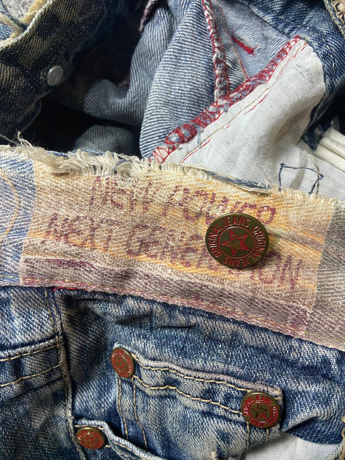 Japanese Brand Japanese Brand Patchwork Denim Jeans (151) Size US 32 / EU 48 - 4 Thumbnail