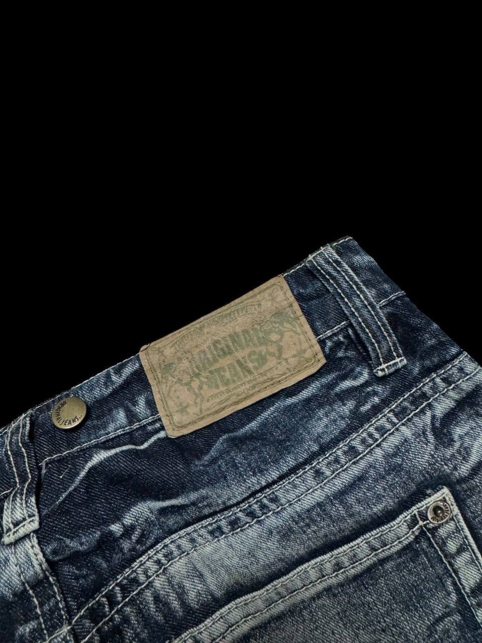 Seditionaries INSANE PUNK JEAN Japanese Washed Whisker Studded Distressed Size US 29 - 21 Thumbnail