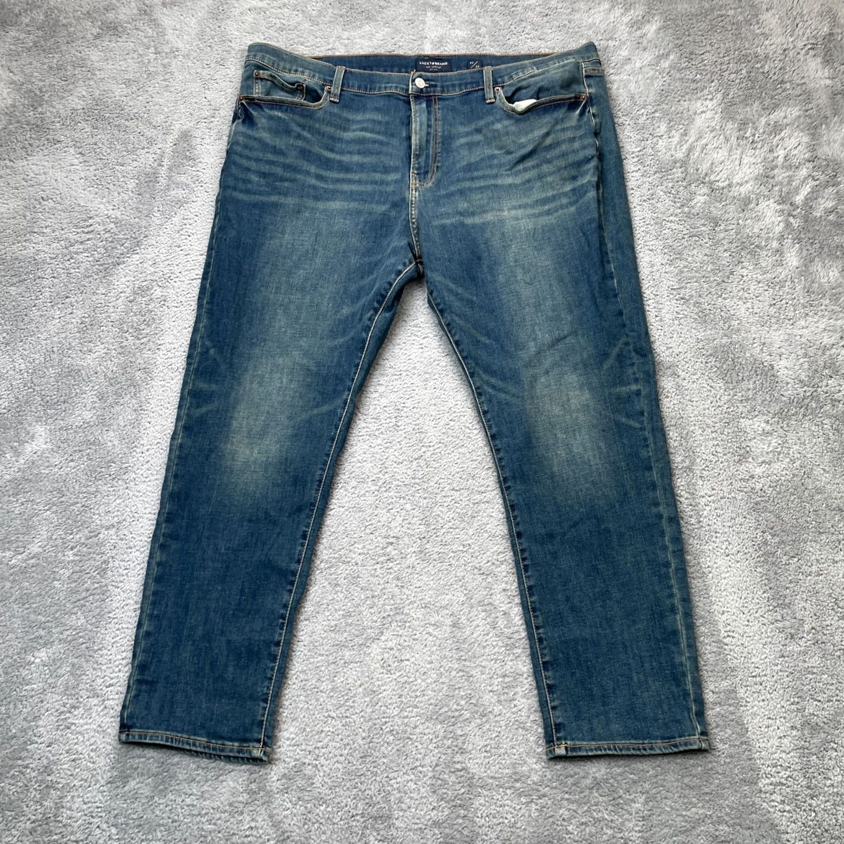 Lucky Brand Lucky Brand Jeans Mens 42x30 Blue 410 Athletic Slim Denim Relaxed Fit Mid Rise Size US 42 / EU 58 - 2 Thumbnail
