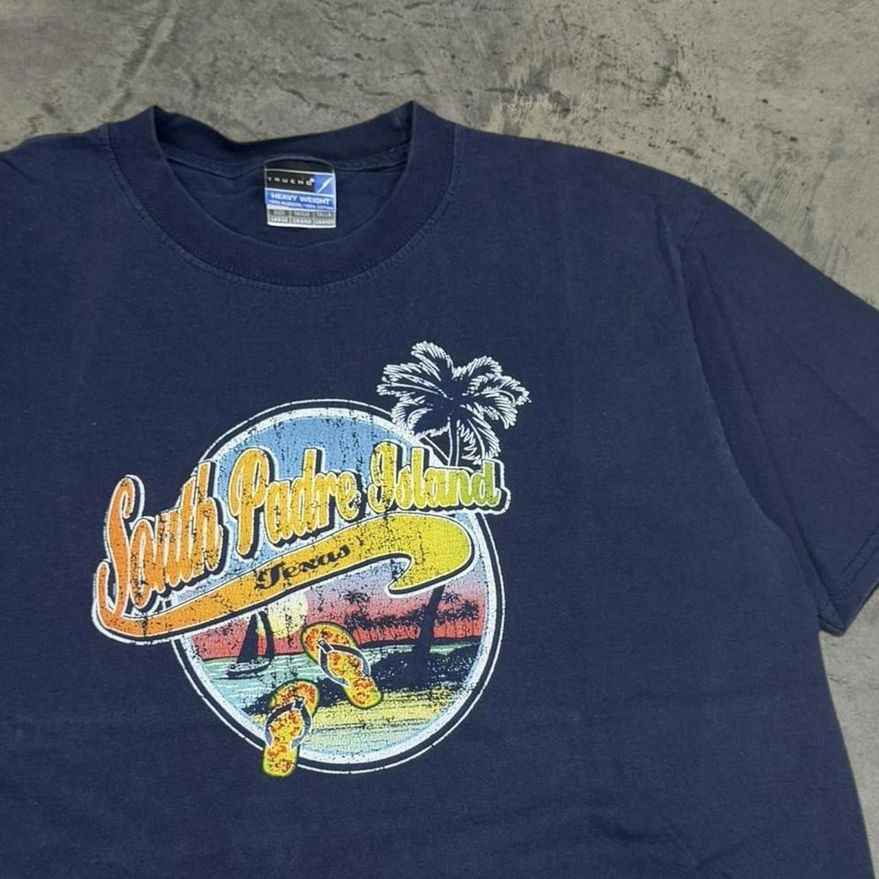 Japanese Brand × Vintage Vintage Y2K South Padre Island Texas T-Shirt Size US L / EU 52-54 / 3 - 1 Thumbnail