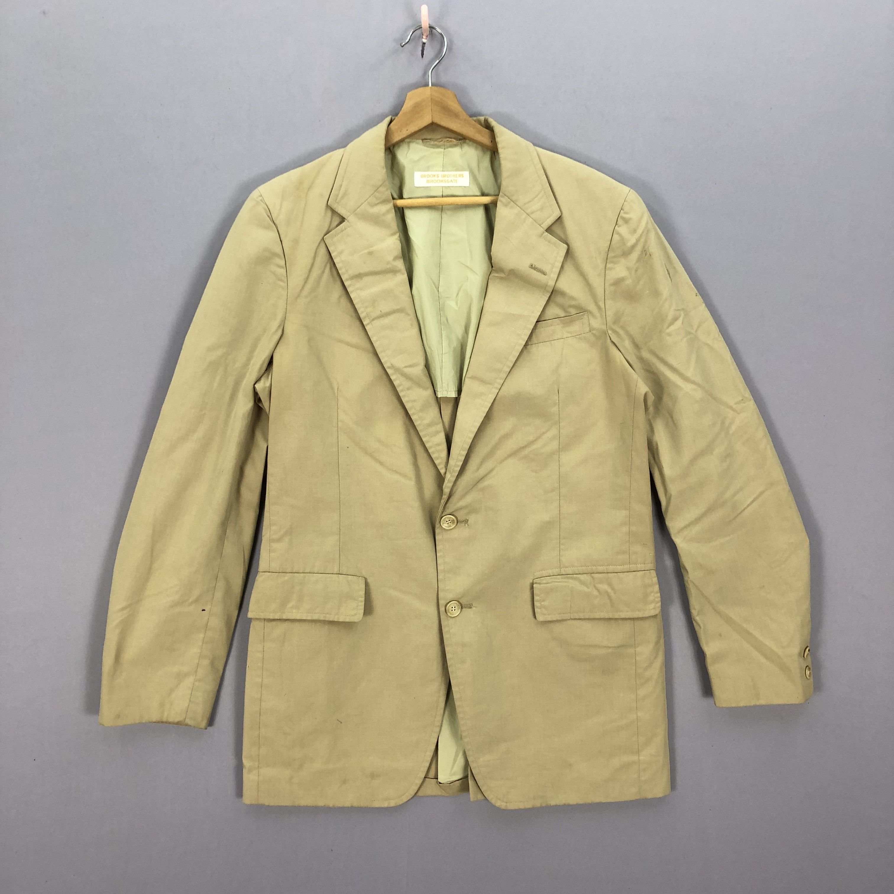 Brooks Brothers × Vintage Vintage 90s Brooks Brothers Coat Jacket Size 44S - 1 Thumbnail