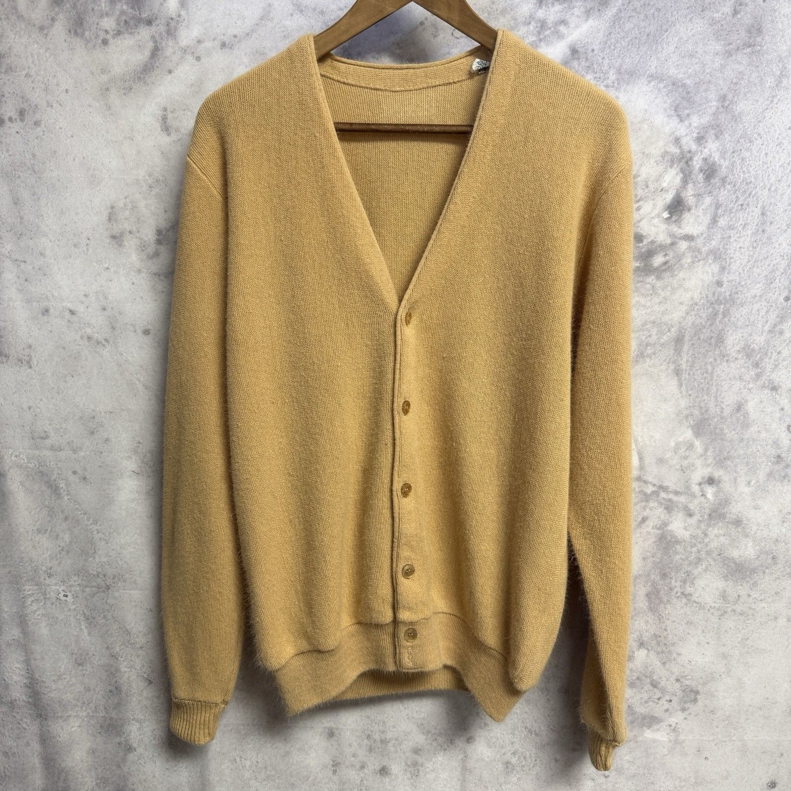 Vintage Vintage 80s Cardigan Sweater Mens Large Orlon Acrylic Styled Size US L / EU 52-54 / 3 - 1 Thumbnail