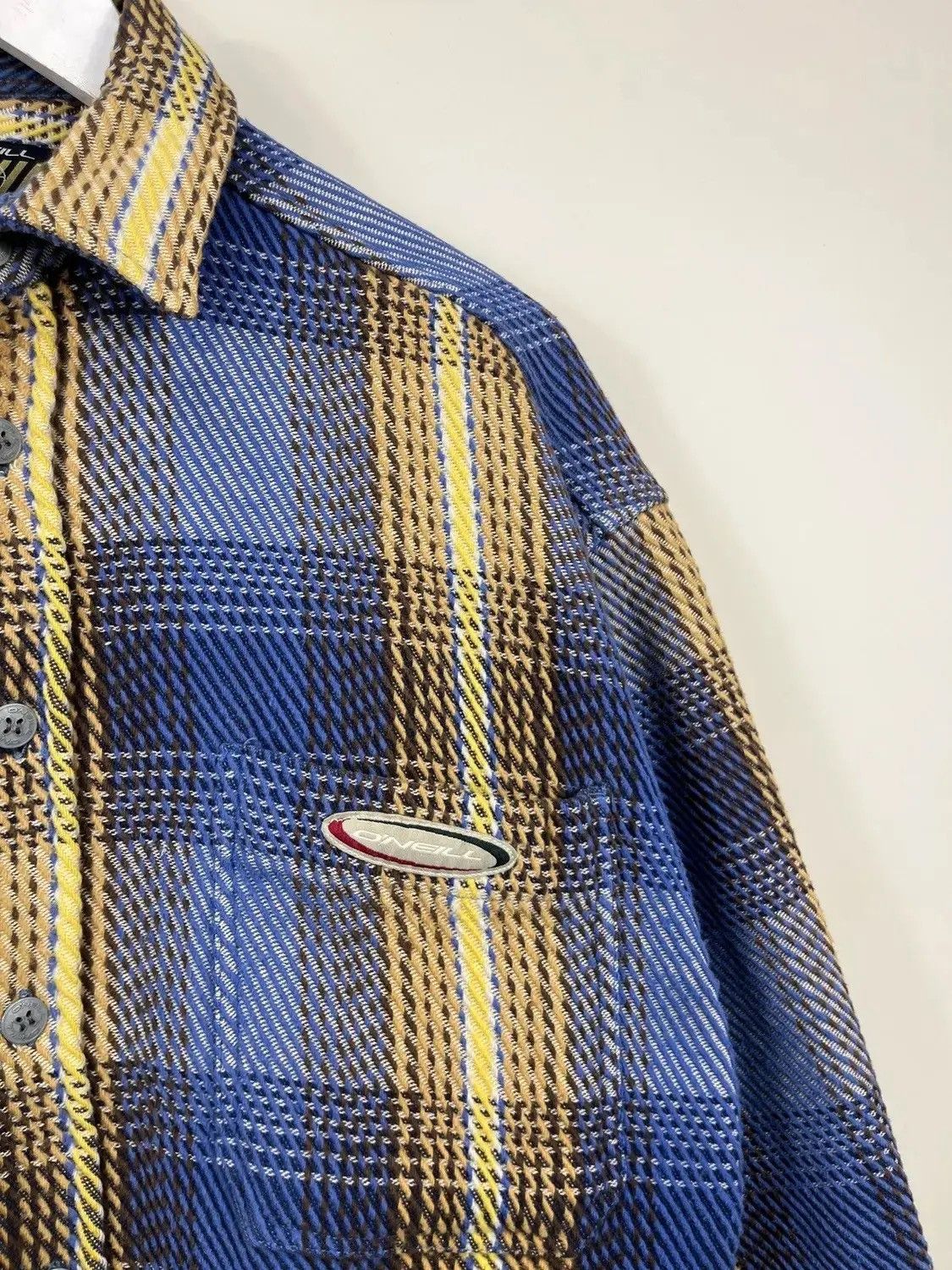 O'Neill Vintage 90s Oneill Heavy Cotton Y2K Surf Flannel Jacket Size US S / EU 44-46 / 1 - 3 Thumbnail