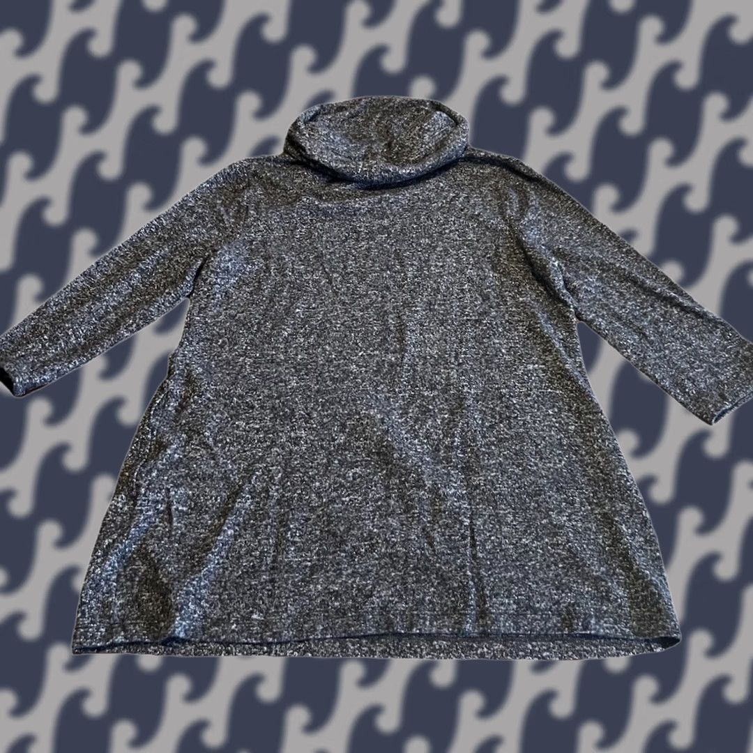 Vintage Chico’s Womens Gray Cowl Neck Tunic Top Shirt Rayon/Spandex Size 0 Size XS / US 0-2 / IT 36-38 - 1 Thumbnail